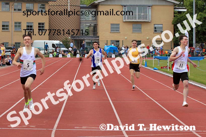 Mens Under-17s 400 metres, 2022 Northern Inter Counties U17s and U15s Track and Field, York, Thursday, June 2nd. Photo: David T. Hewitson/Sports for All Pics